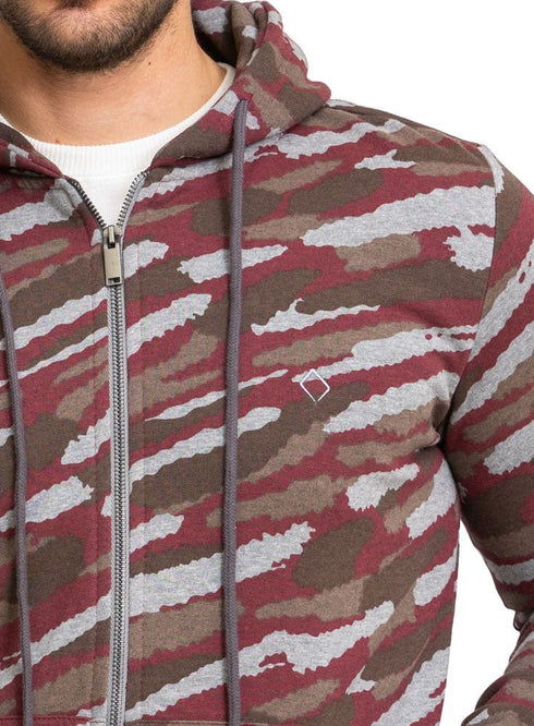 Fancy Brick Red SW - Zipper - Khotwh